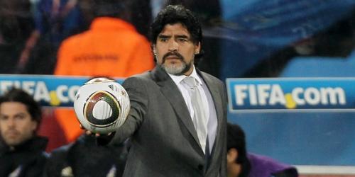 WM: Maradonas Pilgerweg vor Deutschland-Spiel