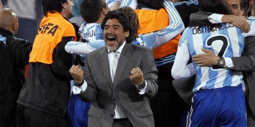 WM: Maradona zittert vor Marathon-Mann Müller