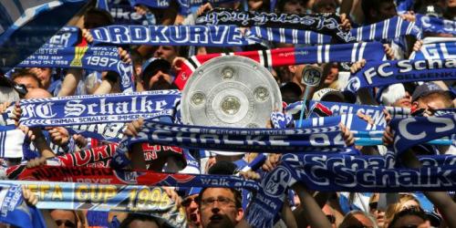 Schalke: Fans beim Stillleben auf der A40