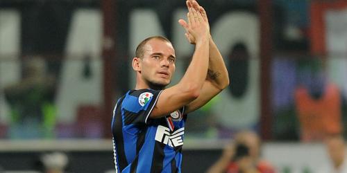 Italien: Sneijder bleibt bis 2015 bei Inter