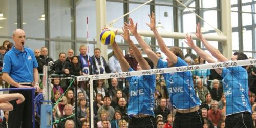 Volleyball: RWE Volleys gewinnen das Derby 