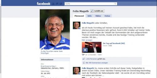 Magath auf Facebook: Aufruf zur Einigkeit