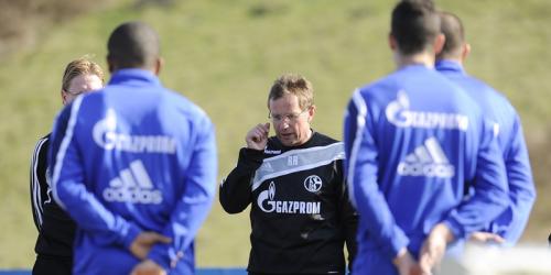 Schalke: Die erste Einheit unter Rangnick