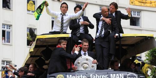 Dortmunder Meisterfeier: Wahnsinn in Schwarz-Gelb