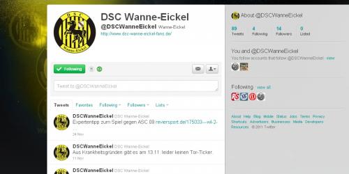 DSC Wanne-Eickel: Fan-Webseite geschlossen