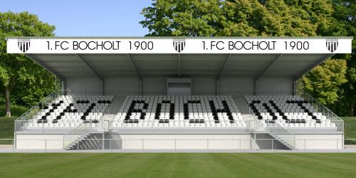 1. FC Bocholt: Pläne für Tribünenneubau vorgestellt