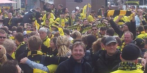 Berlin: Ausschreitungen zwischen BVB-Fans und Polizei