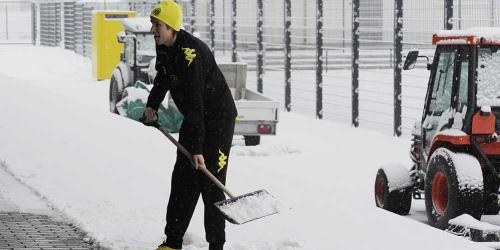 BVB II: Mit den Profis im Schnee gegen Erfurt