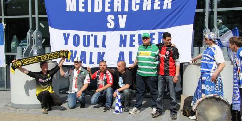 MSV Duisburg: Fanmarsch am Dienstagabend