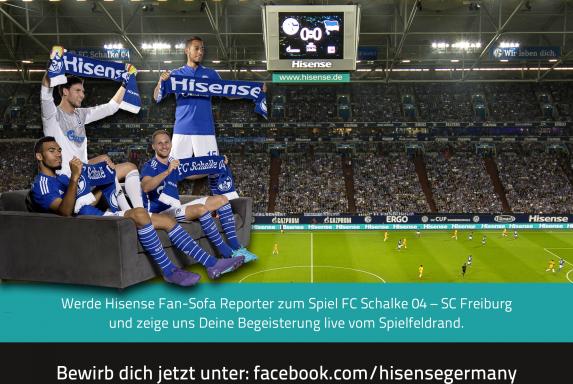 Gewinnspiel: Hisense sucht begeisterte Schalke-Fans