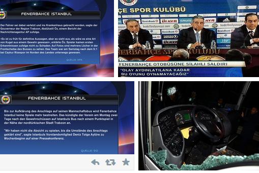 Angriff auf Fenerbahce-Bus: Türkei setzt Spieltag aus 