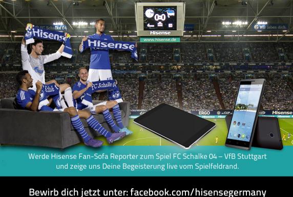 Gewinnspiel: Hisense sucht begeisterte Schalke-Fans