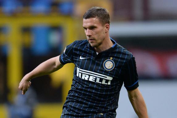 Lukas Podolski, Inter Mailand, Saison 2014/15, Lukas Podolski, Inter Mailand, Saison 2014/15