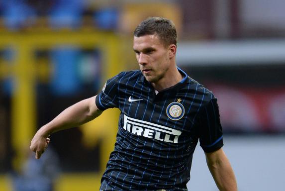 Lukas Podolski, Inter Mailand, Saison 2014/15, Lukas Podolski, Inter Mailand, Saison 2014/15