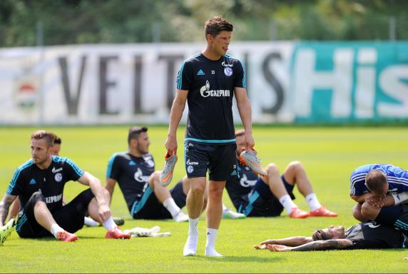 Klaas-Jan Huntelaar, FC Schalke 04, Training
