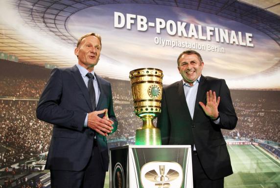 Klaus Allofs, DFB-Pokal, Hans-Joachim Aki Watzke, Klaus Allofs, DFB-Pokal, Hans-Joachim Aki Watzke