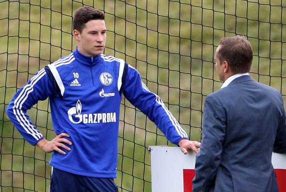 Julian Draxler, Horst Heldt, FC Schalke 04.