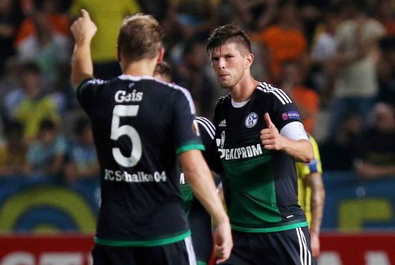 Johannes Geis, Klaas-Jan Huntelaar, FC Schalke 04.