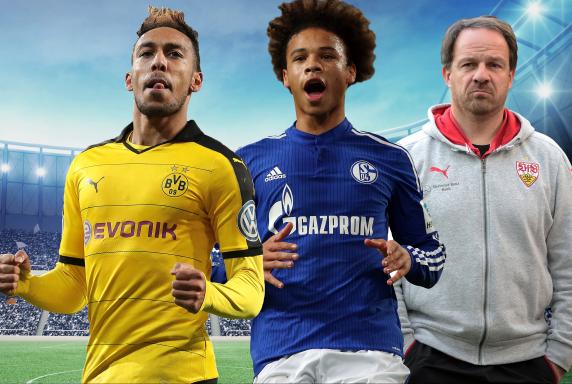 Borussia Dortmund, FC Schalke 04, BVB, S04, Pierre-Emerick Aubameyang, Leroy Sané, VfB Stuttgart, Alexander Zorniger
