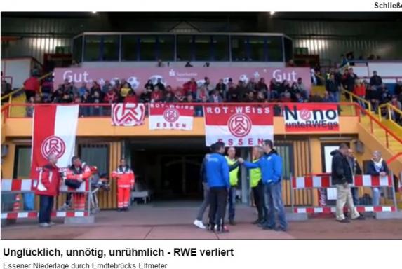 RWE: Das Video nach dem 0:1 in Erndtebrück