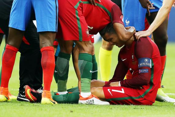 EM-Finale: Drama um Ronaldo nach Verletzung