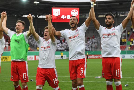 DFB-Pokal: Halle düpiert Kaiserslautern