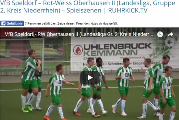 Speldorf - RWO II: Der Spielbericht im Video