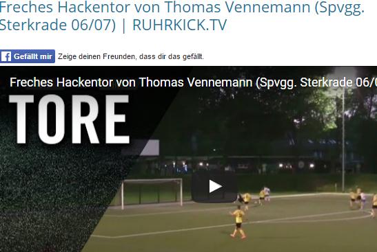 Sterkrade 06/07: Freches Hackentor von Vennemann im Video