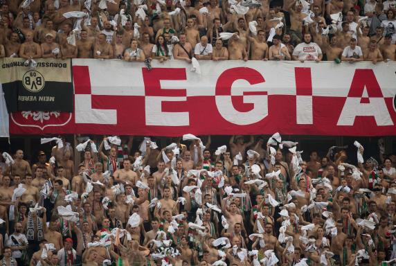 Fans, Banner, Fankurve, Legia Warschau, Fans, Banner, Fankurve, Legia Warschau