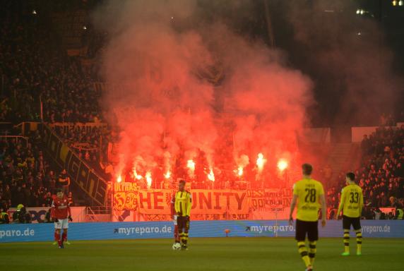 Pyro in Mainz: BVB droht Teilausschluss gegen Leipzig