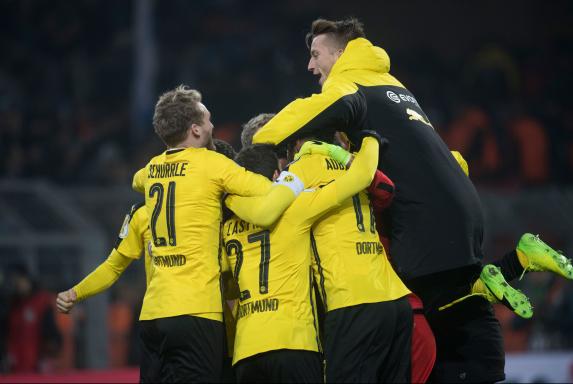 BVB: Dortmund zittert sich ins Viertelfinale