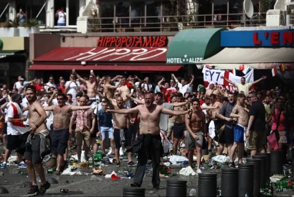 England, Ausschreitungen, Hooligans, Marseille, EM 2016, England, Ausschreitungen, Hooligans, Marseille, EM 2016