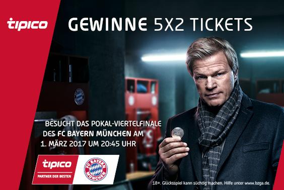 Gewinnspiel: 5x2 Karten für FC Bayern München - Schalke 04