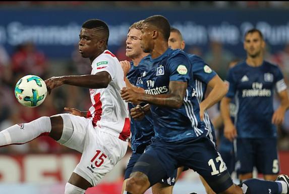 Köln: HSV siegt, 14 Minuten Nachspielzeit, Schiri verletzt