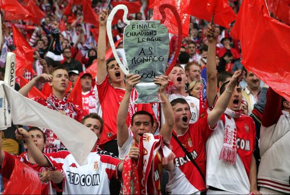 Fans, AS Monaco, Champions-League-Finale 2004, Fans, AS Monaco, Champions-League-Finale 2004