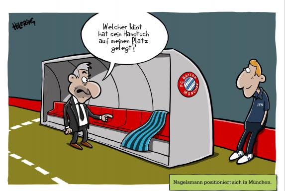 Bayern München, Ancelotti, Cartoon, Nagelsmann, Bayern München, Ancelotti, Cartoon, Nagelsmann