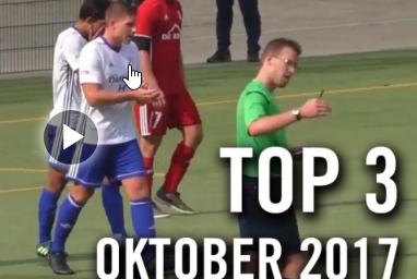 Im Video: Die drei schönsten Amateur-Tore im Oktober