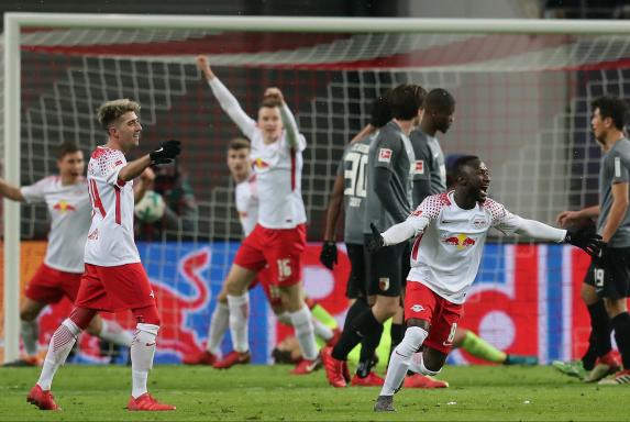 Bundesliga: Leipzig nach Sieg gegen Augsburg auf Platz zwei