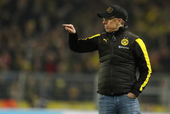 BVB: Trainer Stöger verteidigt Dortmunds Spielweise
