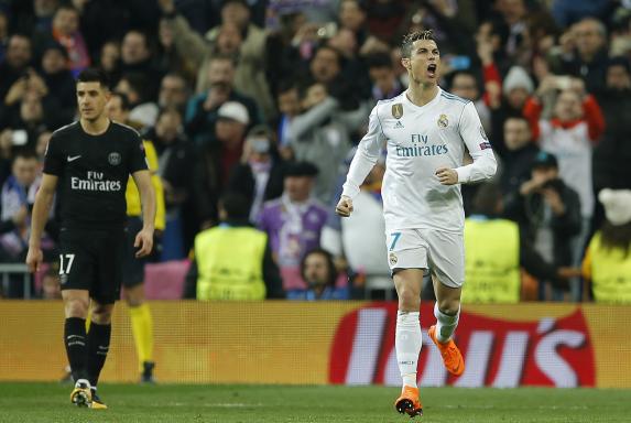 Champions League: Ronaldo rettet Real, Kantersieg für Klopp
