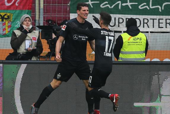 1. Bundesliga: Gomez sorgt für VfB-Zittersieg in Augsburg