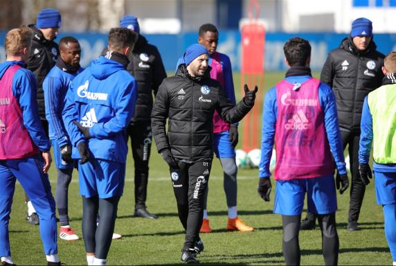 Schalke: Nur neun Mann beim Training