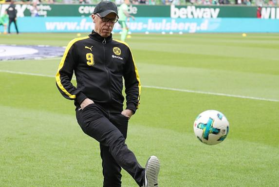 BVB-Trainer: Stöger nimmt Zukunfts-Spekulationen gelassen
