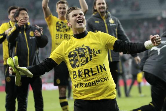 Borussia Dortmund, DFB-Pokal, Mitch Langerak, Saison 2014/15, Borussia Dortmund, DFB-Pokal, Mitch Langerak, Saison 2014/15