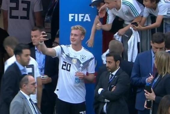 WM: Brandt-Selfie nach Pleite gegen Mexiko sorgt für Empörung