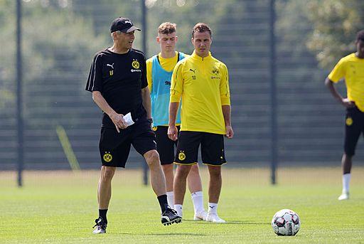 Borussia Dortmund Training, Lucien Favre