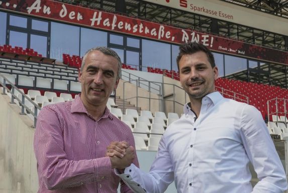 Essens Vorstand Marcus Uhlig (links) und Sportchef Jörn Nowak.