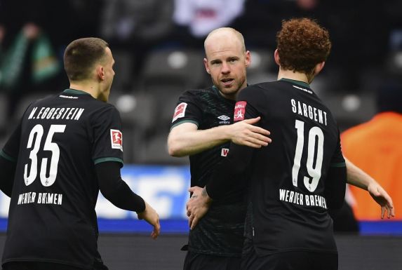 Maximilian Eggestein, Davy Klaassen und Josh Sargent von Werder Bremen haben am Montag spielfrei.