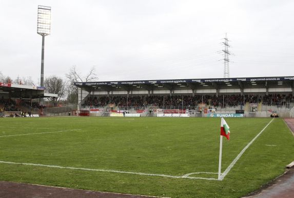 Das Stadion Niederrhein in Oberhausen: hier wird wohl länger kein Fußball mehr gespielt.