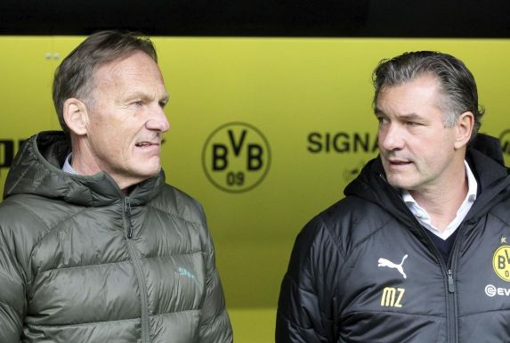 BVB-Sportdirektor Michael Zorc (r.) soll in Italien eine Verstärkung gefunden haben.